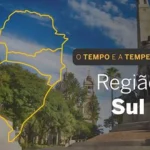 PREVISÃO DO TEMPO: quarta-feira (23) com céu aberto para a Região Sul