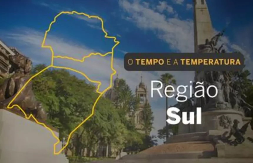 PREVISÃO DO TEMPO: sábado (19) com sol na Região Sul