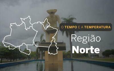 PREVISÃO DO TEMPO: tempo chuvoso continua na região Norte, neste domingo (29)