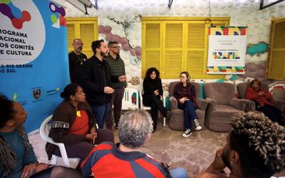 Porto Alegre: Ponto de Cultura Quilombo do Sopapo recebe visita de equipe do MinC