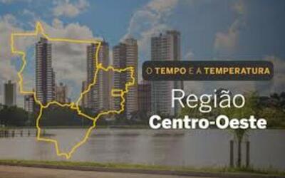 PREVISÃO DO TEMPO: Centro-Oeste terá chuvas intensas em boa parte da região, nesta terça-feira (10)
