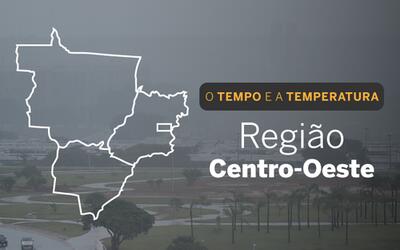 PREVISÃO DO TEMPO: Centro-Oeste terá sexta-feira (10) chuvosa em todas as unidades da federação