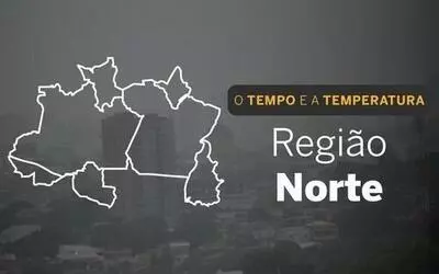 PREVISÃO DO TEMPO: Chuva atinge parte da Região Norte nesta sexta-feira (15)