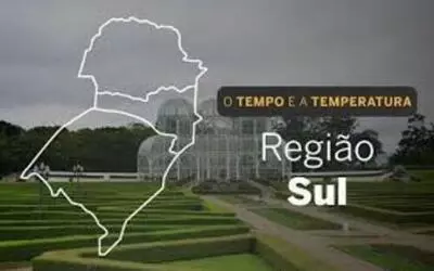PREVISÃO DO TEMPO:Massa de ar seco mantém tempo firme e sol predominante no Sul neste domingo (10)