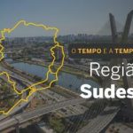 PREVISÃO DO TEMPO: Muitas nuvens e altas temperaturas no Sudeste, segunda-feira (17)