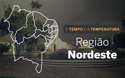 PREVISÃO DO TEMPO: Nordeste registra chuva em quase toda a região, nesta sexta-feira (7)