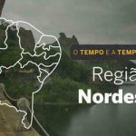 PREVISÃO DO TEMPO: Nordeste registra possibilidade de chuva em boa parte da região, nesta quarta-feira (4)