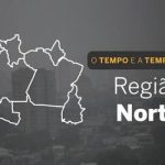PREVISÃO DO TEMPO: Norte terá chuva em praticamente toda a região, nesta sexta-feira (22)