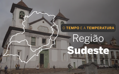 PREVISÃO DO TEMPO: Sudeste tem alerta de tempestades e chuvas intensas neste sábado (19)