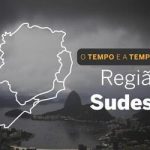 PREVISÃO DO TEMPO: Sudeste terá pancadas de chuva, nesta terça-feira (25)