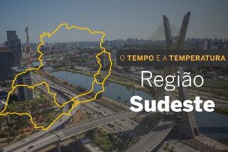 PREVISÃO DO TEMPO: Sudeste terá sexta-feira (13) com prevalência de variação entre muitas e poucas, sem chuva