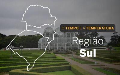 PREVISÃO DO TEMPO: Sul terá chuvas em poucas áreas da região, nesta sexta-feira (1°)