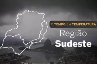 PREVISÃO DO TEMPO: Tempo ameno e chuvas localizadas marcam a terça-feira (24) na Região Sudeste