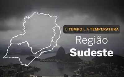 PREVISÃO DO TEMPO: Tempo ameno e chuvas localizadas marcam a terça-feira (24) na Região Sudeste