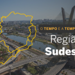 PREVISÃO DO TEMPO: alertas de perigo potencial para chuvas intensas para o Sudeste