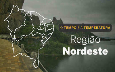 PREVISÃO DO TEMPO: domingo (15) com tempo instável no Nordeste