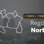 PREVISÃO DO TEMPO: quarta-feira (9) com chuvas na Região Norte