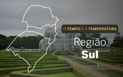 PREVISÃO DO TEMPO: quinta-feira (3) com tempo firme na Região Sul