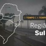 PREVISÃO DO TEMPO: sexta-feira (24) com chuva em toda a região Sul