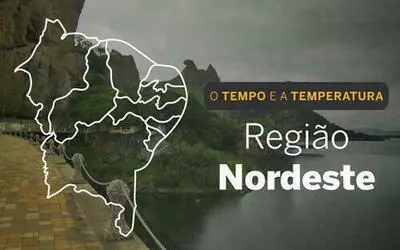 Terça-feira (8) será de chuva no litoral do Nordeste, com tempo firme no interior