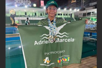 Banco da Amazônia impulsiona amazonense recordista na natação