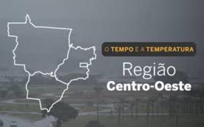 PREVISÃO DO TEMPO: Centro-Oeste com pancadas de chuvas nesta segunda-feira (20)