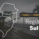 PREVISÃO DO TEMPO: Pancadas de chuva na Região Sul nesta quarta-feira (29)