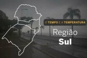 PREVISÃO DO TEMPO: Pancadas de chuva na Região Sul nesta quarta-feira (29)