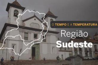 PREVISÃO DO TEMPO: Sudeste com chuvas isoladas nesta quarta-feira (8)