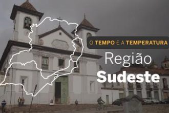 PREVISÃO DO TEMPO: Sudeste terá pancadas de chuva em áreas de Minas e Espírito Santo, nesta terça-feira (2)