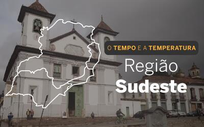 PREVISÃO DO TEMPO: Sudeste terá pancadas de chuva em áreas de Minas e Espírito Santo, nesta terça-feira (2)