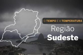 PREVISÃO DO TEMPO: Sudeste terá quarta-feira (17) com pancadas de chuva no Rio de Janeiro e Espírito Santo
