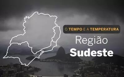 PREVISÃO DO TEMPO:  Sudeste terá sol e variação de nuvens neste domingo (12)