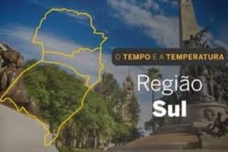 PREVISÃO DO TEMPO: Sul com tempo firme nesta sexta-feira (10)