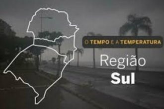 PREVISÃO DO TEMPO: chuvas isoladas no Sul nesta sexta-feira (19)