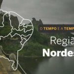 PREVISÃO DO TEMPO: segunda-feira (20) de muitas nuvens e chuvas no Nordeste
