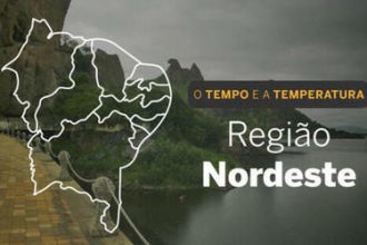 PREVISÃO DO TEMPO: segunda-feira (20) de muitas nuvens e chuvas no Nordeste