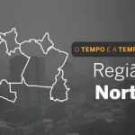 PREVISÃO DO TEMPO: segunda-feira (20) de pancadas de chuvas no Norte