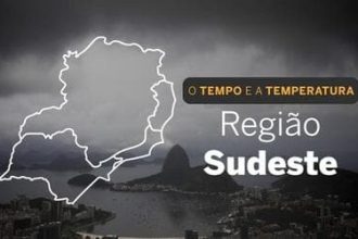 PREVISÃO DO TEMPO: sexta-feira (31) com pancadas de chuva no Sudeste