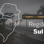 PREVISÃO DO TEMPO: terça-feira (16) chuvosa no Sul