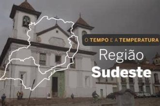 PREVISÃO DO TEMPO:  tempo aberto na maior parte dos estados do Sudeste nesta quinta (13)