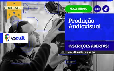 Escult lança segunda turma do Curso Livre em Produção Audiovisual