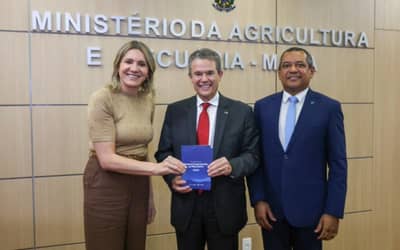 Novo ministro da Agricultura recebe presidente do IPA e OCB