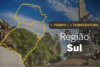 PREVISÃO DO TEMPO: chuvas intensas no oeste da Região Sul nesta quarta-feira (15)