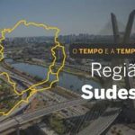 PREVISÃO DO TEMPO: sábado (28) de poucas chuvas no Sudeste
