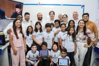 Ministério inaugura laboratório de informática em escola rural de Manaus (AM)