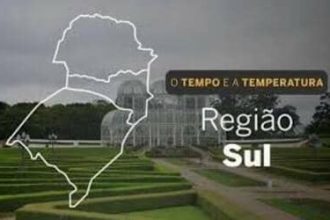 O TEMPO E A TEMPERATURA: confira a previsão para a Região Sul
