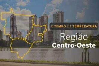 O TEMPO E A TEMPERATURA: confira a previsão para o Centro-Oeste