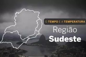 O TEMPO E A TEMPERATURA: sábado (30) com chuvas isoladas na Região Sudeste
