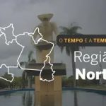 O TEMPO E A TEMPERATURA: sexta (22) com pancadas de chuva no Norte
